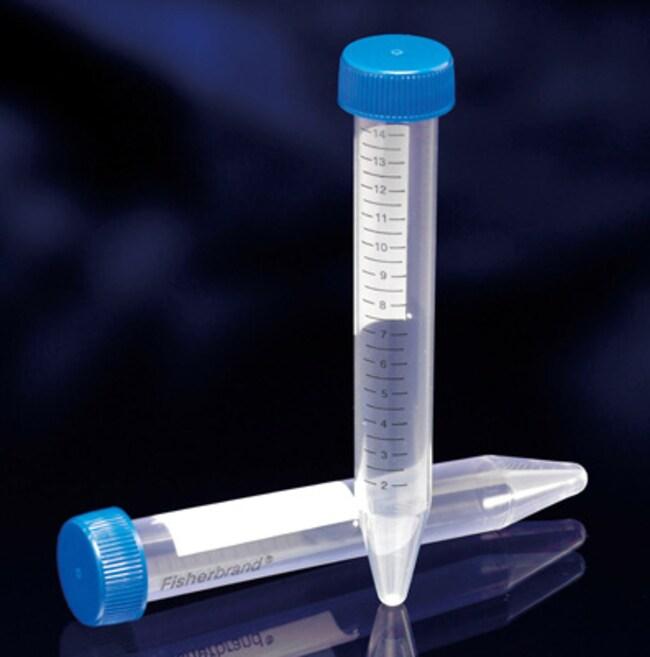 ПРОБІРКА ЦЕНТРИФУЖНА FISHERBRAND™, 15 МЛ, (17Х120 ММ), СТЕРИЛЬНА, В ШТАТИВІ, 50 ШТ